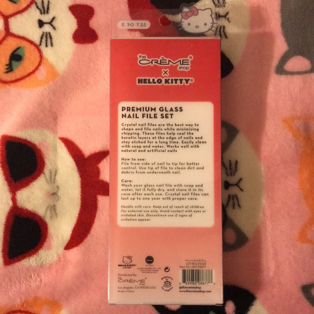 New Hello Kitty Glass Nail File - Picture 3 of 4